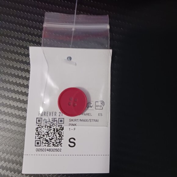 NEW Vibrant Pink Maxi Pencil Skirt with Back Zippered Slit Size S - Picture 10 of 14